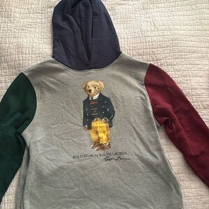 Boys polo Ralph Lauren hooded sweater size xl 18-20